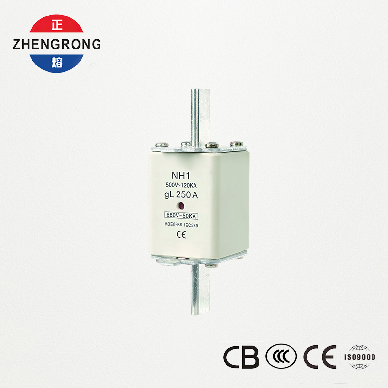 Nasc Fiús Deimhnithe CE & IEC NH1 500V 250A Cumas Briseadh Ard