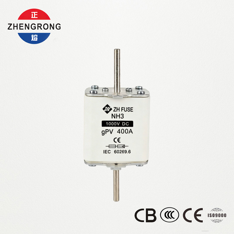 Fiús NH3 1000V DC 400A gPV le haghaidh Córais PV Gréine