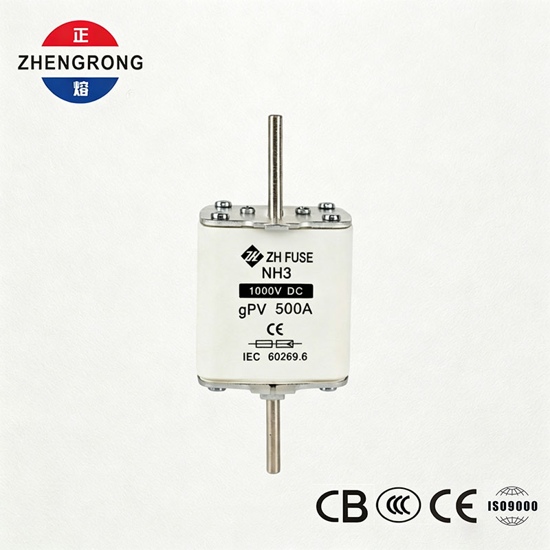 Fiús gPV NH3 1000V DC 500A le haghaidh Córais PV Gréine