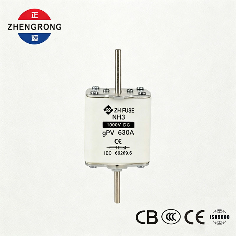 Fiús NH3 1000V DC 630A gPV le haghaidh Córais PV Gréine