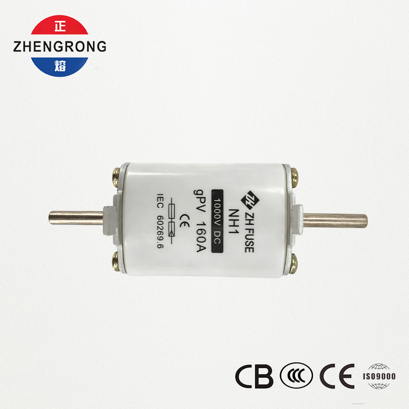 Fuse PV DC NH1 160A 1000V | CE & IEC 60269.6 Faofa le haghaidh Eagar Gréine