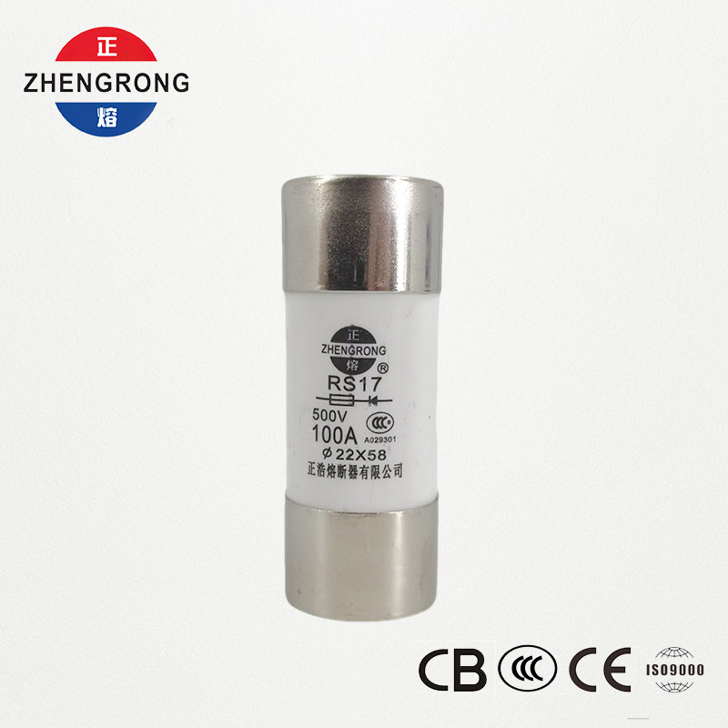 RS17 100A 500V Fiús Sorcóireach Fast Gníomhach | 22*58mm | Deimhnithe CCC