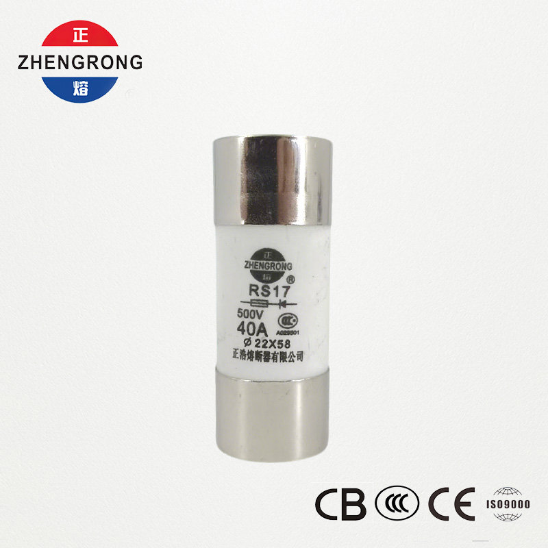 RS17 40A 500V Fiús Sorcóireach Fast Gníomhach | 22*58mm | Deimhnithe CCC
